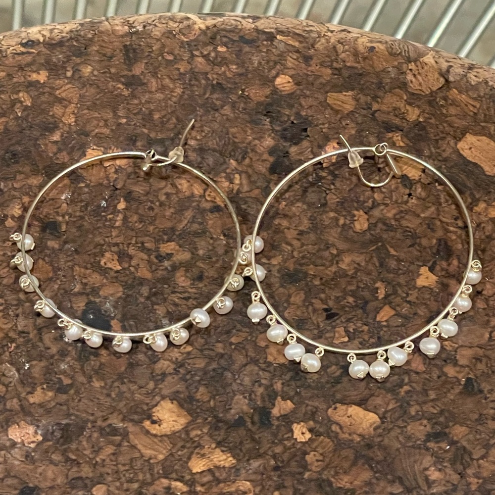 Kendra Scott Pearl Earrings